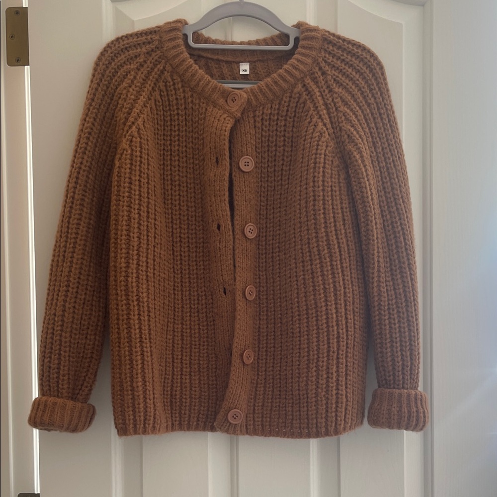 Cozy Brown Knit Sweater